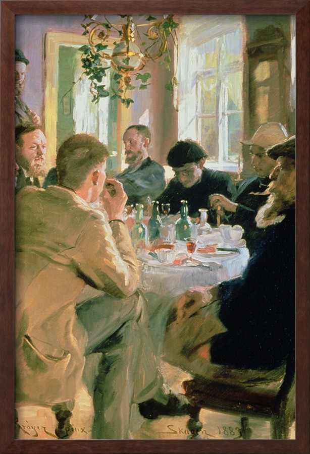 Lunchtime, 1883 - Peder Severin Kroyer Painting On Canvas
